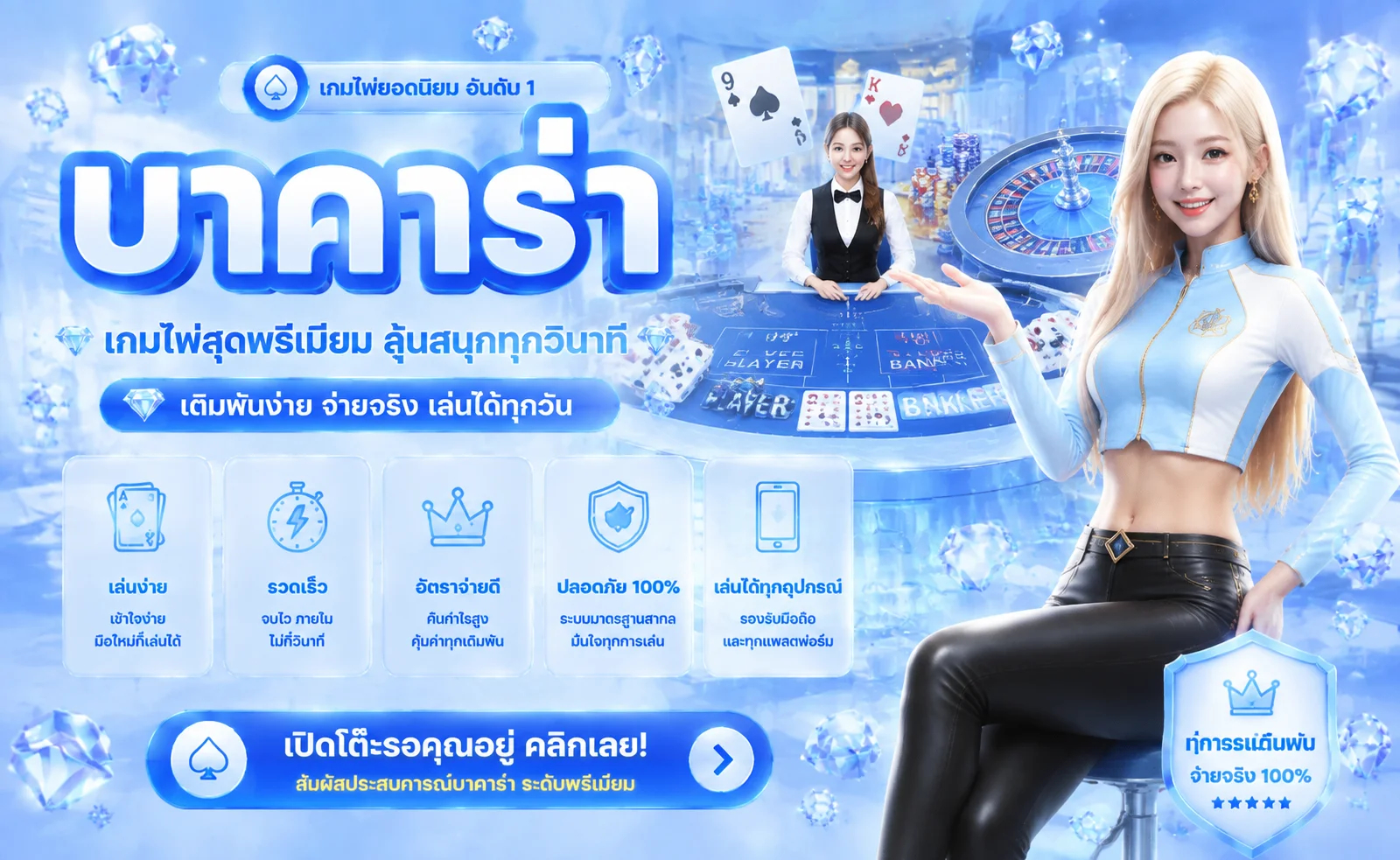 คาสิโนออนไลน์ Surprise88 เล่นบาคาร่าสดกับดีลเลอร์จริง
